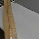 8FT acrylic curtain rod set for 96"windows, 1 1/2" diameter clear acrylic curtain rod with twenty curtain rings. Three gold yellow wall mounted brackets. Modern & clear look.