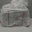 MDesign Plastic Portable Craft Storage Organizer Caddy Tote, Divided Basket Bin w/ Handle - Craft, Sewing, Art Supplies - Holds Brushes, Colored Pencils - Lumiere Collection - Clear