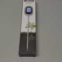 4-in-1 Soil Moisture Meter, Digital Plant Temperature/Soil Moisture Test & PH Meter/Sunlight Intensity, Backlight LCD Display for Gardening, Farming and Outdoor Plants