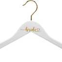 Bride Heart Wedding Hanger, Engraved Painted Bride Heart, Bridal Wedding Gift