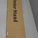 GUOHONG Poster Stand for Display Pedestal Sign Stand,Adjustable Floor Standing Sign Holder,Heavy Duty Banner Stand with Base Height Up to 75 inch Double-Sided for Board & Foam Sign (75in) (Double Pole-1Pack)