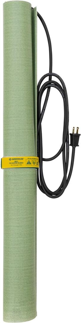 Greenlee 860-3 Thermostatically Controlled PVC Heating Blanket for 2" to 3" PVC Conduit, 120 Volts, 800 Watts, Small, Gray