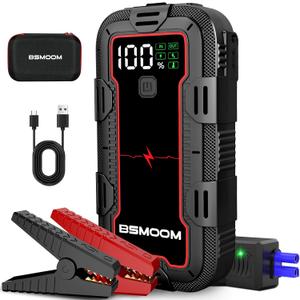 5000A Jump Starter,99Wh Car Battery Jump Starter(Up to All Gas or 8.0L Diesel Engine),12V Auto Battery Booster,Portable Lithium Jump Box with LED Light/USB QC3.0