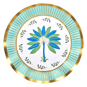 SOPHISTIPLATE 
Preppy Palm Dinner Plates/8pk