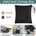 Infant Car Seat Travel Bag Fit Nuna Pipa All Model Car Seat and Base, Fit Doona Baby Stroller, Padded Car Seat Bags for Air Travel, Gate Check Bag with Side Pocket, 5 Protective Feet, Storage Bag (23.6 Inch)