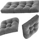 Dizaolive Wicker Chair Cushions for Outdoor Furniture Patio Loveseat Settee Bench Cushions 19x19