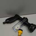 Car Wash Nozzle, High Pressure Water Garden Hose Nozzle with 8 Watering Patterns, Foam Sprayer with Soap Dispenser Bottle for Car Washing, Watering Plant (Black-4 Connectors)