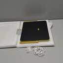 FENNIO Vanity Mirror with Lights 14x12 Inch - Makeup Mirror with Lights Tabletop, 3-Color Dimmable Lighted Mirror, Touch Control Desktop Mirror for Women (Gold)