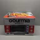 Gourmia Air Fryer Toaster Combo - 6-in-1 Multi-function Countertop Oven Adjustable Temperature & Timer, Fry Basket, Baking Pan, Oven Rack & Pullout Crumb Tray, Stainless Steel