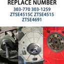 2Pcs Crankshaft Front Seal Installer 303-1259 & Rear Main Seal Installer Tool 303-770 Fit for Ford 4.5L 6.0L 6.4L Powerstroke F-250 350 450 550