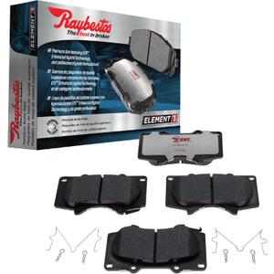Raybestos Element3 EHTTM Replacement Front Ceramic Brake Pad Set for Select Nissan 720/D21/Frontier/Pathfinder/Pickup/Van and Subaru SVX Model Years (EHT333H) (One Size)