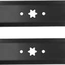 OCPTY High Lift Blades 38 inch Deck Mower Blades for MTD L13 LT13 LT1300 LT14 LT145 LT1450 LT15 LT1700 C76G C79GF V76GF LT538G CLT38G LT3812 for Troy-Bilt 742-0610 942-0610 942-0610A,2 pack