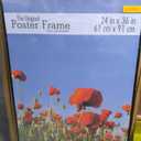 MCS Original Poster Frame 24x36 Black Lightweight Vertical & Horizontal Wall Hanging Large Picture Frame for Posters, Art Prints & Gallery Wall (2-Pack)