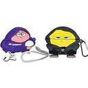 [2 Pack]Cartoon Cover For Beats Studio Buds/Buds + Case, 3D Funny Kawaii Cute Case for Beat Studio Bud-s Plus Cover for New Beat Stud-io Wireless Earbud for Boy Girl Kid with Cleaning Pen(Sponge&Star)