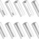 Bed Sheet Grippers and Fasteners - 10pcs Heavy Duty Sheet Clips for Mattress, No Slip Fitted Sheet Clips Keep Sheets Securely in Place, White Bed Sheet Holders for Bedding