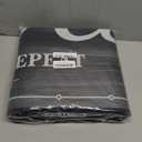 Laundry Room Long Mat Area Rug Non-Slip Floor Mat Waterproof Farmhouse Carpet for Kitchen 72" x 24" (Black/Grey)