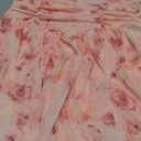 Verdusa Girl's Floral Mesh Boho Dresses Long Sleeve Ruched A Line Flowy Dress Spring Clothes Festival Outfits Size 11Y