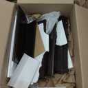 ChooChoo Bathroom Wall Cabinet, Over The Toilet Space Saver Storage Cabinet, Medicine Cabinet with 2 Door and Adjustable Shelves, Cupboard (Espresso)