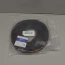 Black Rubber Weather Stripping Door Seal Strip, D Shape Door Weather Seal Strip, Self-Adhesive Soundproofing Frame Insulation Tape for Doors Frame/Window Seal,Blocks Cold Drafts Noise (33 feet)