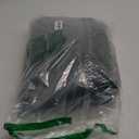 MIULEE Christmas Dark Green Microfiber Bathroom Rugs and Mats Sets 2 Pieces Extra Thick Non Slip Bath Mat Absorbent Soft Shaggy Washable Quick Dry Rug for Bath Room Floor Restroom, 16"x24"+20"x30"