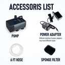 Automatic Small Sump Pump with Water Sensor, 8 FT Lift 74 GPH with 6 FT Tubing, 115/230V Mini HVAC Condensate Removal Pump with Float Switch for Dehumidifier, Air Conditioner, Hydroponic, Auto On Off