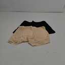 KIWI RATA Womens Seamless Butt Lifter Padded Lace Panties Enhancer Underwear (Medium, Black+nude)