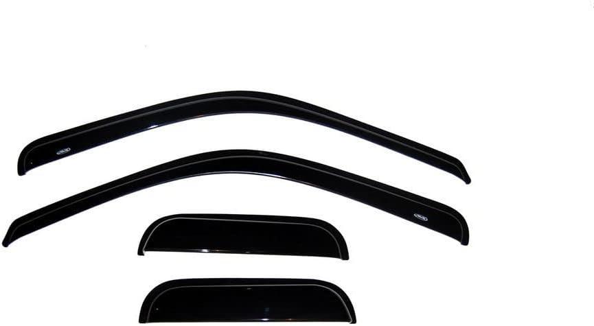 Auto Ventshade [AVS] Outside Mount Rain Guards For 1999 - 2016 Ford F-250/F-350 Super Duty, SUPERCAB ONLY | Window Vent Visors, 4 pcs. - Smoke | 94522