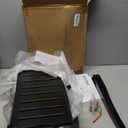 Bamboo Shower Bench Stool with Storage Shelf, Waterproof Shower Chair Spa Bath Seat, Shower Stool for Inside, Bathroom Bench Seat for Adults Elderly Seniors for Indoor or Outdoor Use(Black)