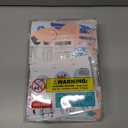 Winlyn 24 Sets Winter Decorations DIY Elf Ornaments Christmas Craft Kits Foam Elf with Snowflake Festive Foam Stickers for Kids Holiday Seasonal Gift Home Classroom Activities Party Favors