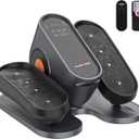 Under Desk Elliptical Machine, Electric Ellipse Leg Machines as Seen on Tv for Seniors with 10 Adjustable, Leg Machines,Quiet & Portable Seated Pedal Exerciser