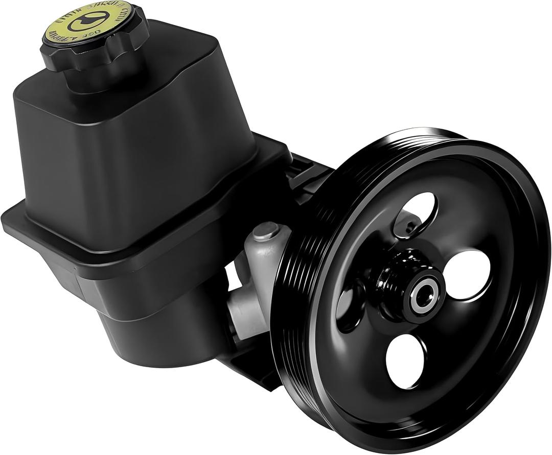 Power Steering Pump 20-65990 for 2002-2009 Trailblazer/Trailblazer EXT & Envoy/Envoy XUV 4.2L & 2004-2007 Rainier 4.2L & 2002-2004 Bravada 4.2L & 2007-2008 Ascender 4.2L & 2006-2009 9-7x 4.2i