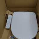 TOTO WASHLET S2 Electronic Bidet Toilet Seat with Instantaneous Water Heating, PREMIST and EWATER+ Wand Cleaning, Round, Cotton White - SW3345#01