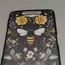 Clipboard with Storage,Heavy Duty Plastic Storage Clipboard with Low Profile Clip, Teacher Must Haves, Office Supplies,Bee and Flowers