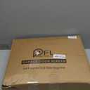 Garage Door Screen - 2 Car 18x8Ft Magnetic Closure Heavy Duty Weighted Bottom Screen Self Sealing Fiberglass Mesh Retractable Net - Easy Assembly & Pass-Through(Black)