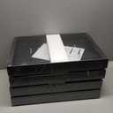 PAKETA 4 Pack Expandable Pull Out Cabinet Organizer, 21'' Deep Pull Out Drawers for Cabinets, Upgrade 3 Slide Rails Sliding Drawers for Cabinet with Adhesive Nano Film (Black, 21"D X 15-26"W