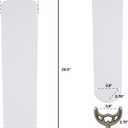 Westinghouse Lighting 20.5-Inch Replacement Fan Blades Ceiling Fans (Reversible White/Bleached Oak, 42 inches)