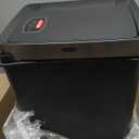 Rubbermaid Premier Series III Step-On Trash Can for Home and Kitchen, with Stainless Steel Rim, 12.4 Gallon, Charcoal, for Home/Kitchen/Garage/Apartment/Office