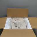 27" Tall Vintage Table Lamp with USB C+A & Outlet,Black Industrial End Table Lamp for Living Room,Farmhouse Rustic Bedside Lamp with Frosted Glass Night Light for Bedroom Nightstand,Black-1P