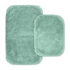 Home Textiles Luxury Soft Comfortable Non Slip, Water Absorbent Microfiber Bath Mat, Dries Quickly, Machine Washable Thick Bathroom Rugs for Shower [Big Rug: 30x24 inches, Small Rug: 24x16 inches]