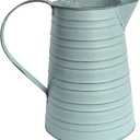 APSOONSELL Shabby Chic Metal Jug Vase Pitcher Flower Holder for Home Decoration