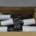 Modern Sputnik Chandelier 6-Light Industrial Ceiling Lights Fixture 22" Black Semi Flush Mount Ceiling Light with E26 Base Sputnik Lights Fixture for Dining Room Bedroom Foyer Hallway Living Room