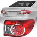 munirater Rear Right Side Brake Tail Lights Replacement for Corolla 2011-2013 8155002580 TO2805111