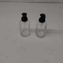rejomiik Foaming Soap Dispenser Thick Glass Foam for Bathroom or Kitchen Sink, 12.7 oz Clear Pump Bottles for Hand soap, Body Wash, Black 2 Pack