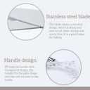 2 x Silver Crystal Cake Cutting Set for Wedding, 2-Piece Stainless Steel Cake Cutter Set, Clear Wedding Cake Knife Set, Cake Knife and Server Set, Cake Cutting Utensils with Faux Crystal Handle