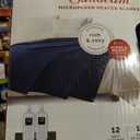 Sunbeam Microplush King Electric Heated Blanket with Preheat Feature Two Digital Controller 12-Heat Settings Auto Shut-Off , UL Certified for Safety, Legion Blue, King