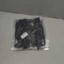 4 x AURUZA Winter Gloves Men Women, Zipper Cycling Gloves Touch Screen, Windproof Warm Gloves Cold Weather, Anti-Slip Sports Gloves for Cycling Driving Running Hiking Climbing Skiing Sports (X-Large, Black)