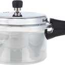 Prestige PRP4 Aluminum Pressure Cooker, 4 L, Silver