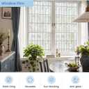 ADD.HERES Window Privacy Film, 3D Stained Glass Window Film, 23.6x35.4in