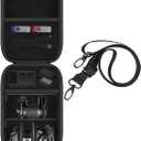 Hard Camera Case for Canon EOS Rebel T7 / R50 / R6 Mark III /R100 / R5 / R5 Mark II / R7 / 5D Mark IV Mirrorless Camera, Travel Camera Bag Protective Case with Adjustable Shoulder Straps - Black