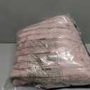 NEWCOSPLAY Super Soft Throw Blanket Pink Premium Silky Flannel Fleece 3D Ribbed Jacquard Lightweight Bed Blanket All Season Use (Pink Ribbed, Throw(50"x60")